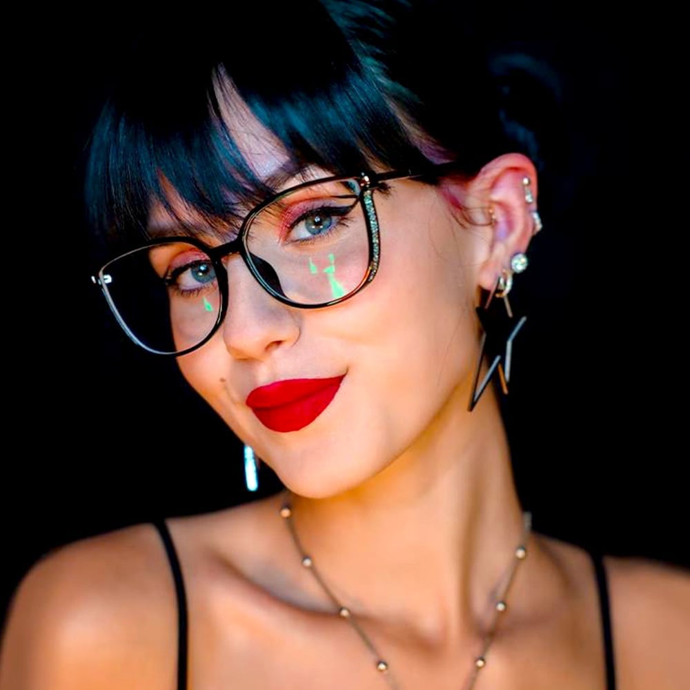 👓✨Women's Portable Fashion Anti-Blue Light Reading Glasses