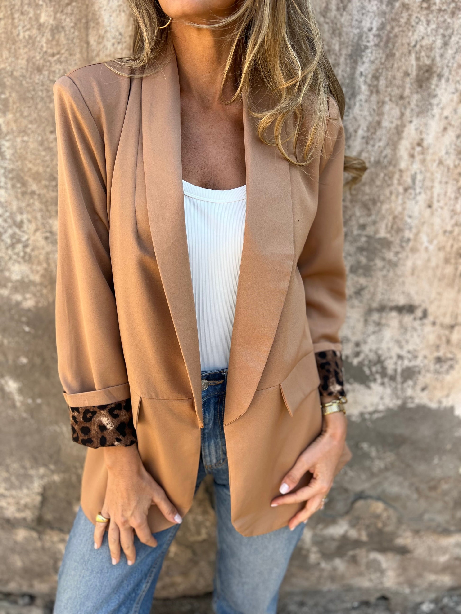 🔥 50%OFF today 🔥Autumn & Winter Leopard Print Blazer | Long-Sleeved Women’s Jacket🐆