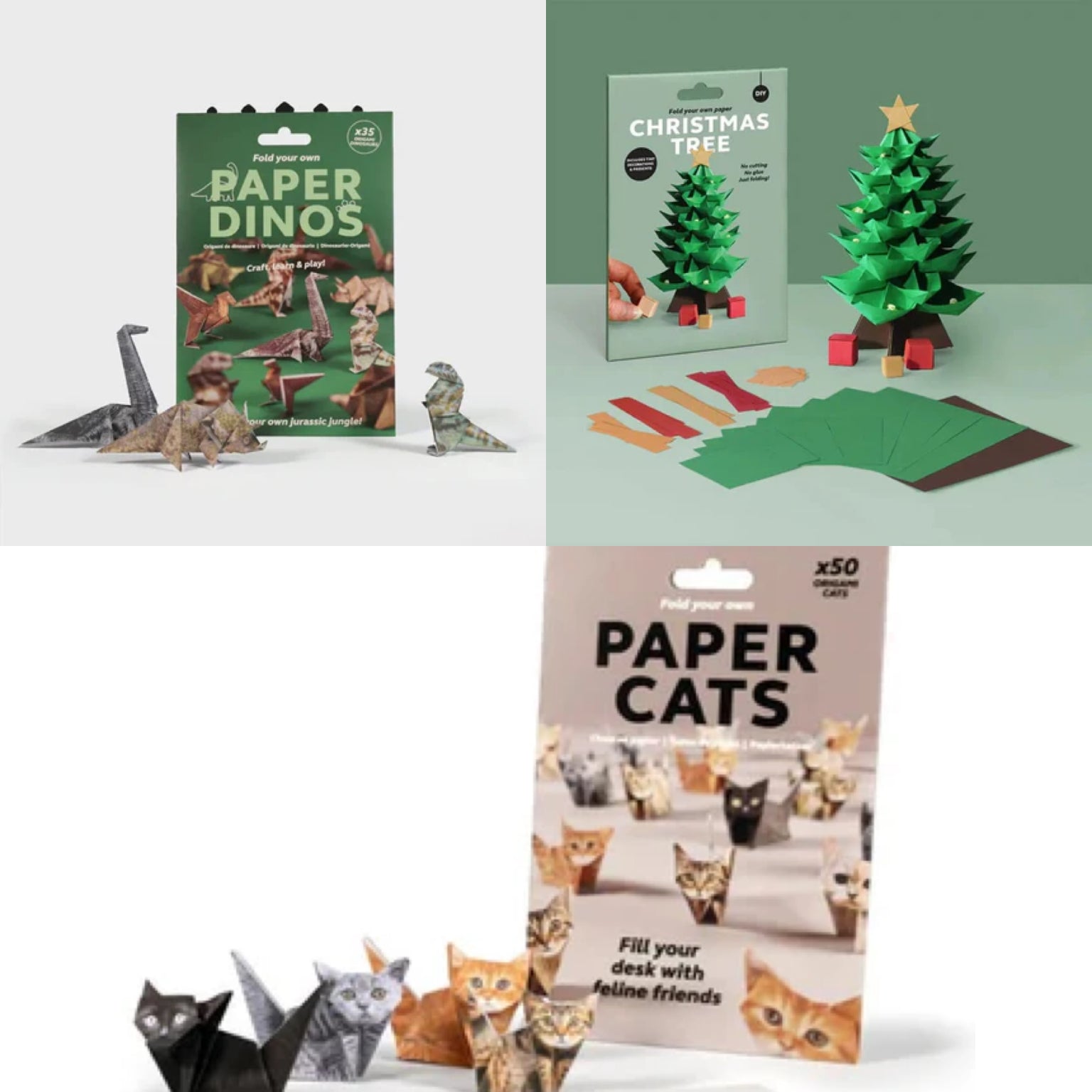 😻✨Easy DIY Paper Cats Kit | Guided Lines & Instructions Included 🎁Buy More Save More