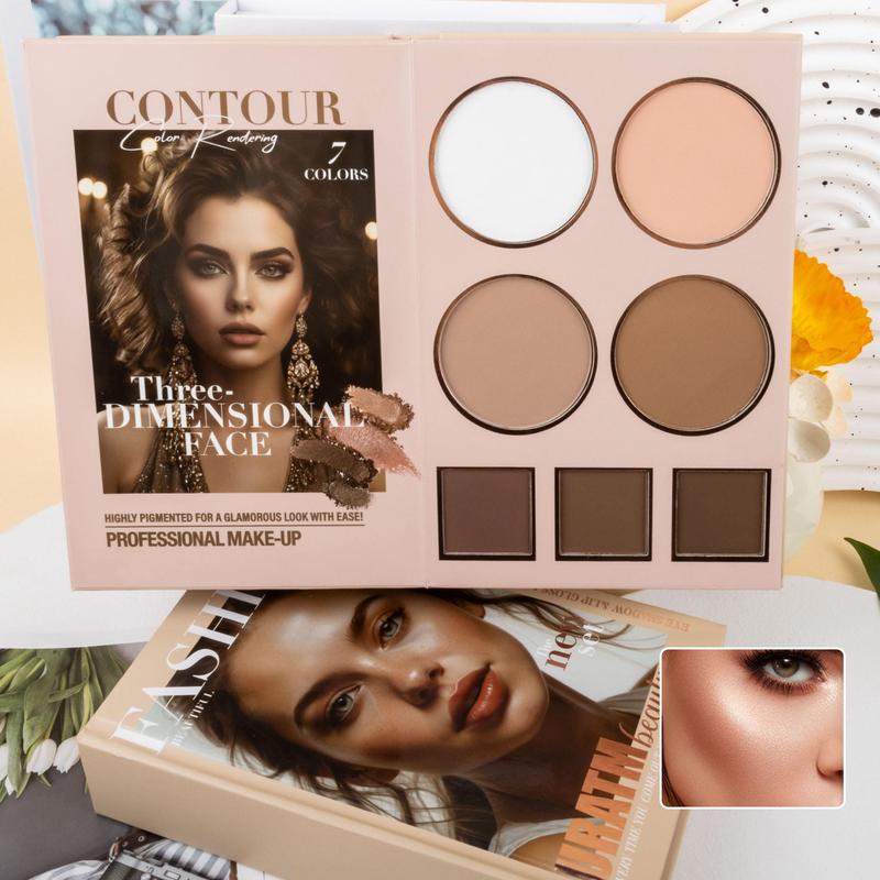 24-Color Eyeshadow Palette - 5-Layer Book-Style Makeup Palette with 67 Pro Shades