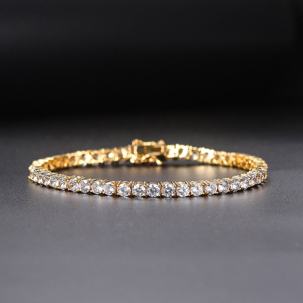 💎 Dazzling Zircon Bracelet | Timeless Sparkle ✨