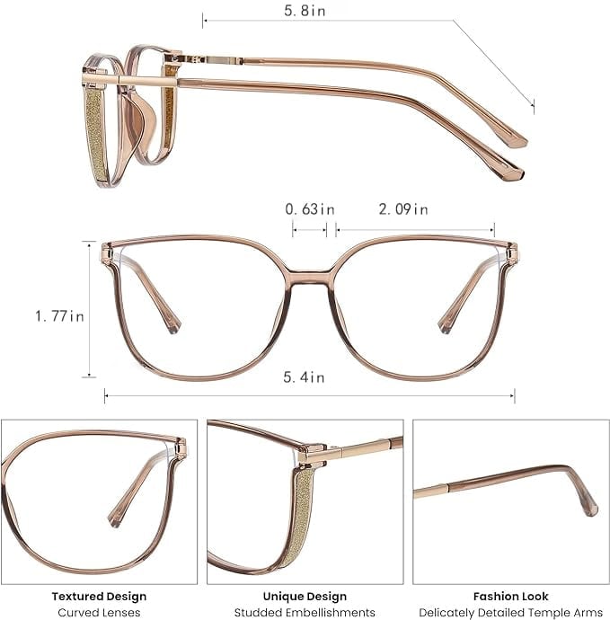 👓✨Women's Portable Fashion Anti-Blue Light Reading Glasses