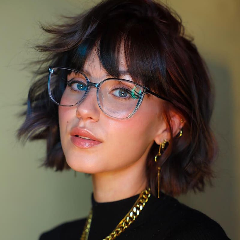 👓✨Women's Portable Fashion Anti-Blue Light Reading Glasses