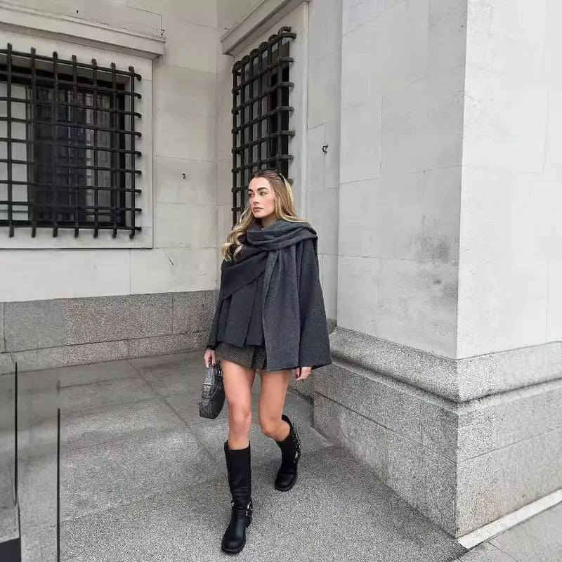 Asymmetric Knit Cardigan 🍂 Casual Fall Sweater