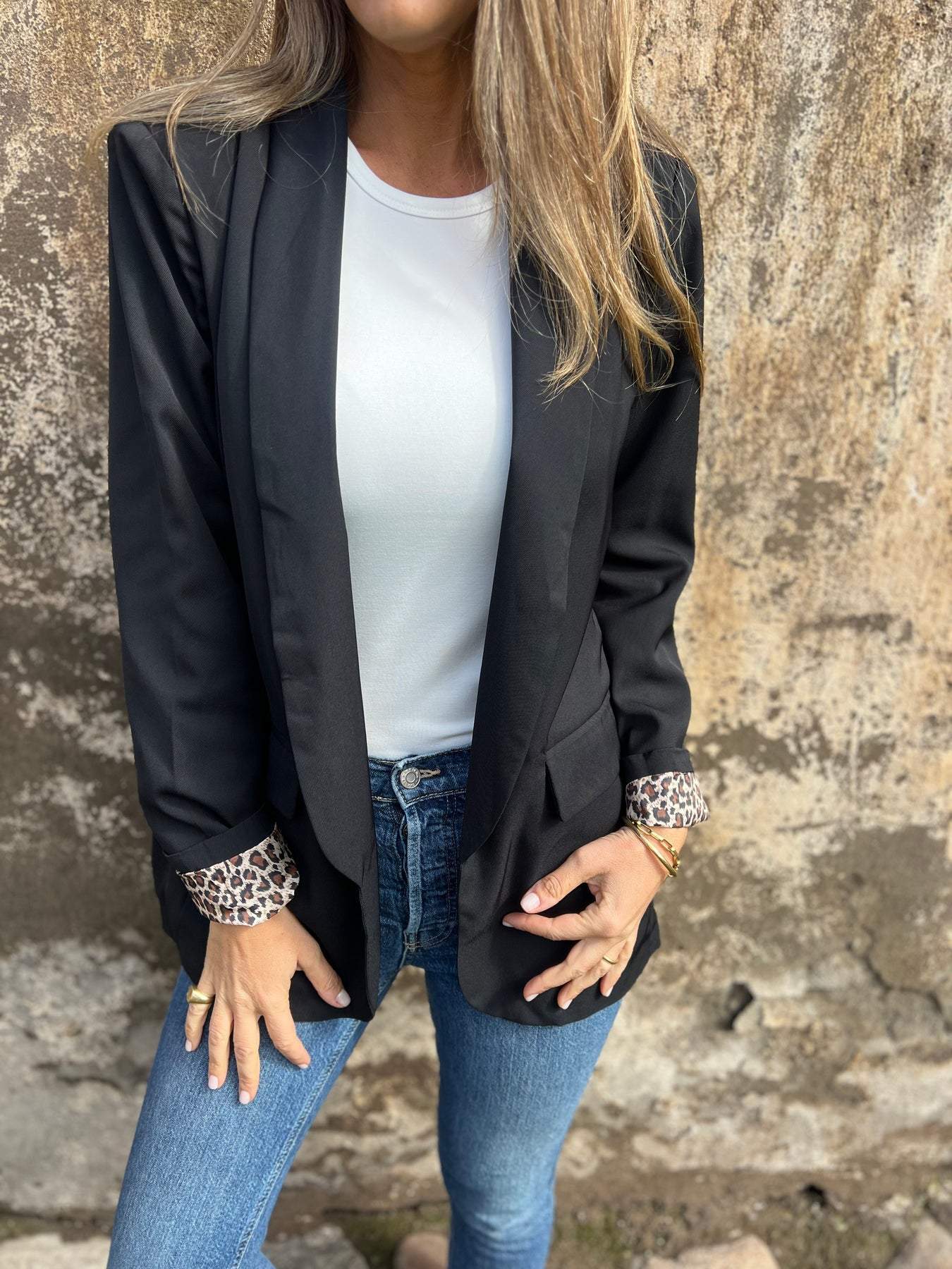 🔥 50%OFF today 🔥Autumn & Winter Leopard Print Blazer | Long-Sleeved Women’s Jacket🐆