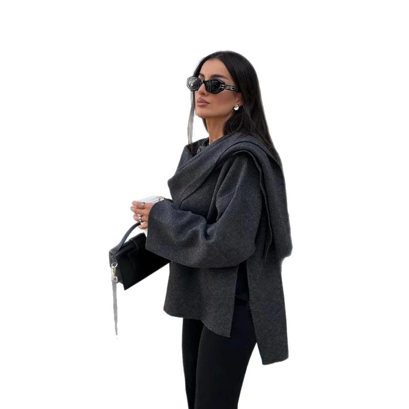 Asymmetric Knit Cardigan 🍂 Casual Fall Sweater