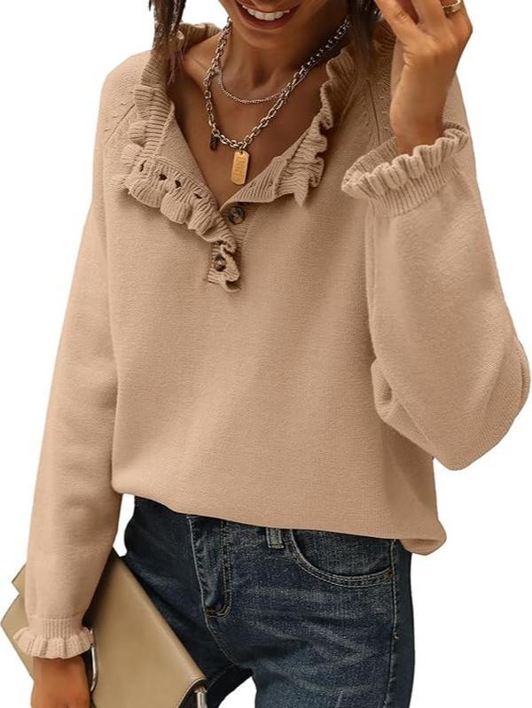 Women’s Pullover Sweater ✨ Casual Long Sleeve