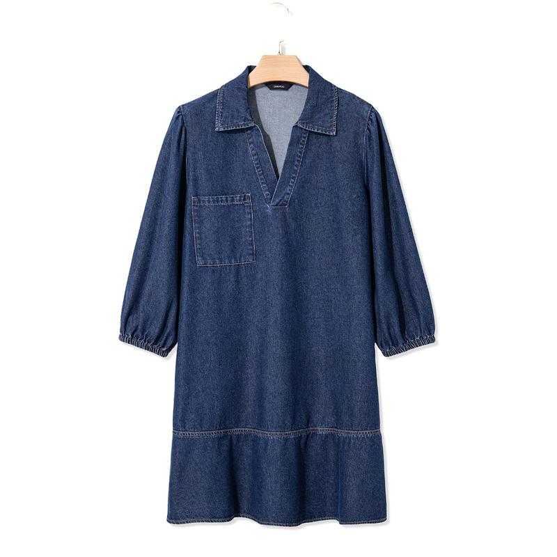 ⏰ LAST DAY SAVE 50% 💃 2025 Fall Denim Babydoll Dress