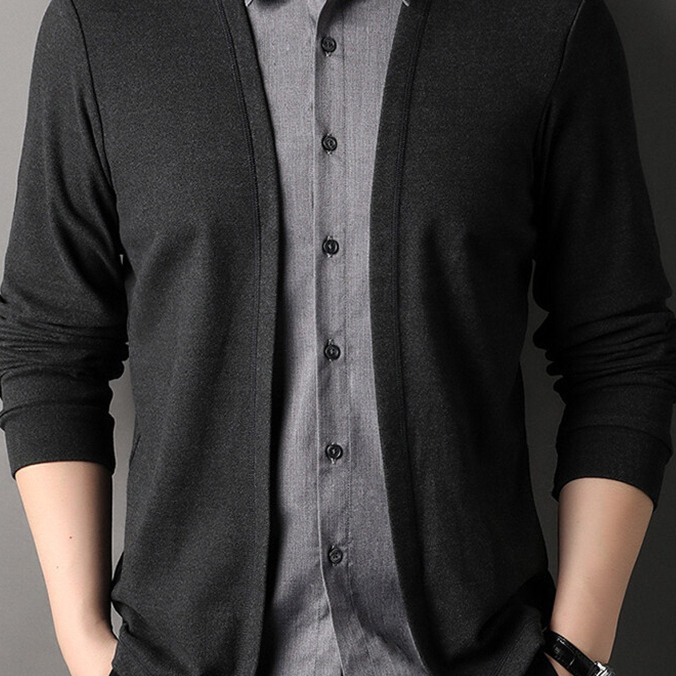 Casual Shirt & Cardigan 🌿 Button-Up, Perfect for Fall