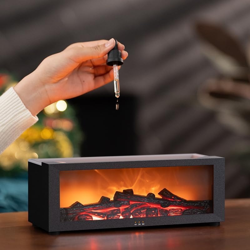 Flame Diffuser 🔥 7-Color Humidifier Magic