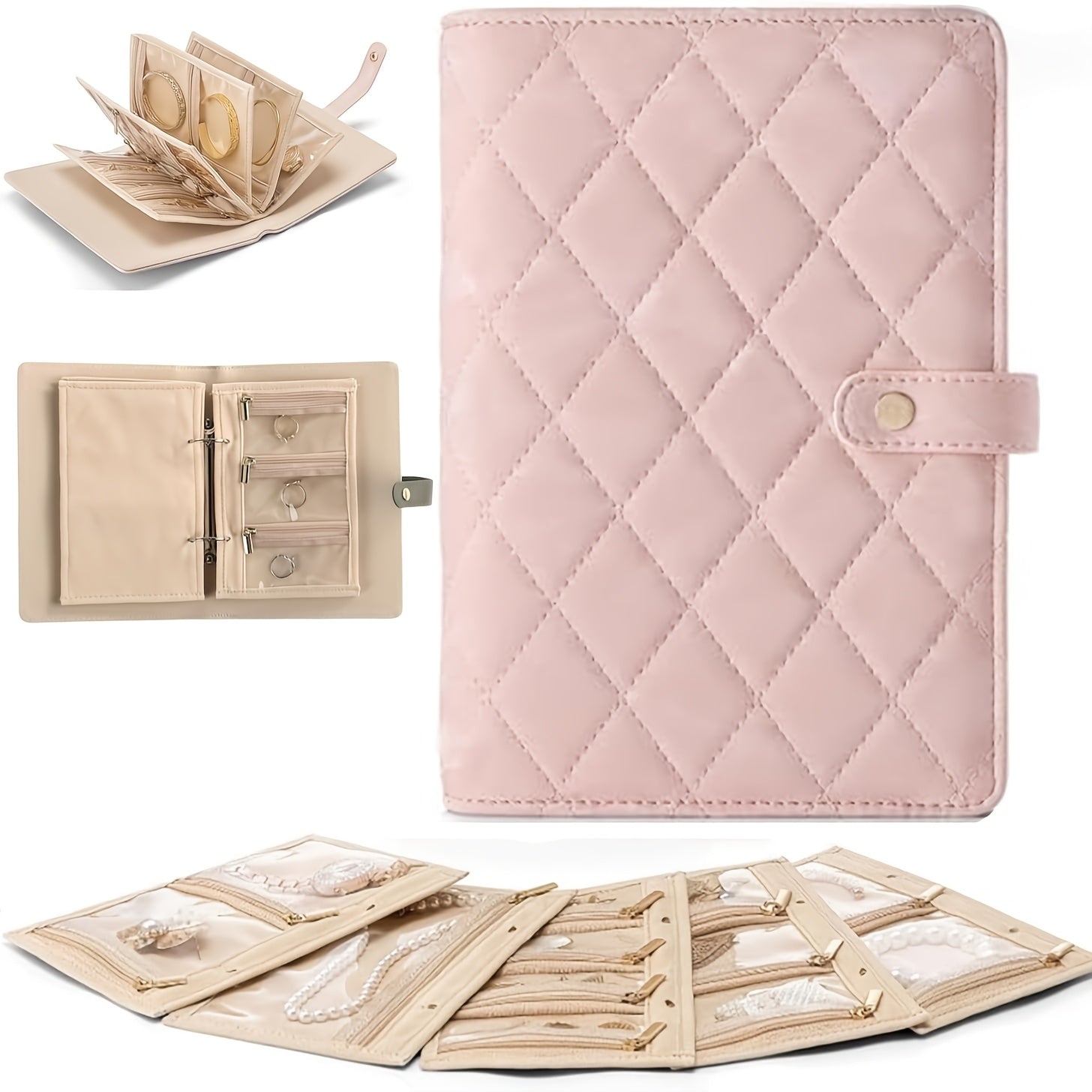 📖 Jewelry Storage Book – Chic & Compact!