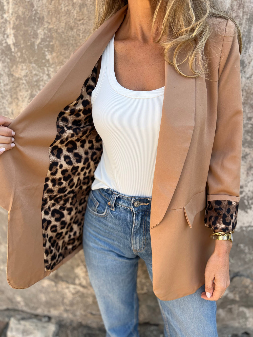🔥 50%OFF today 🔥Autumn & Winter Leopard Print Blazer | Long-Sleeved Women’s Jacket🐆