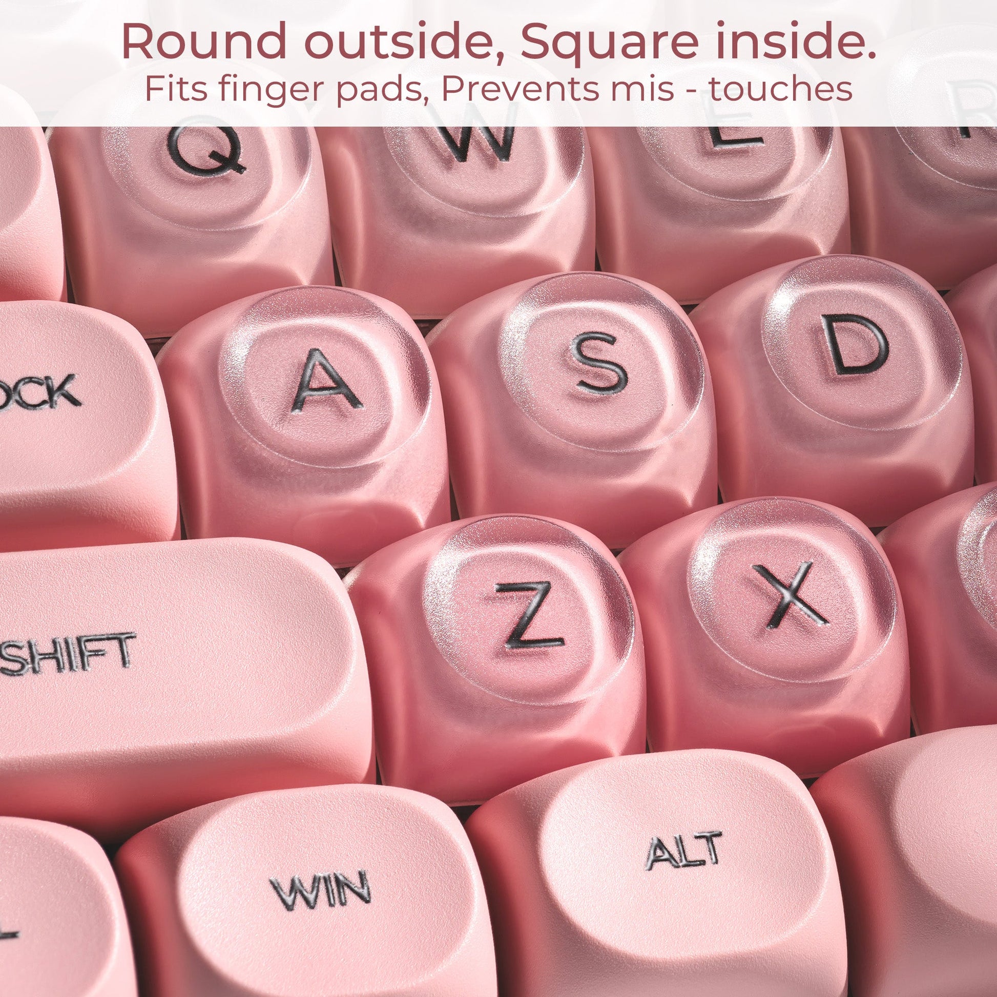 Pink Blush Keycaps 🎀 132-Key HOA Set