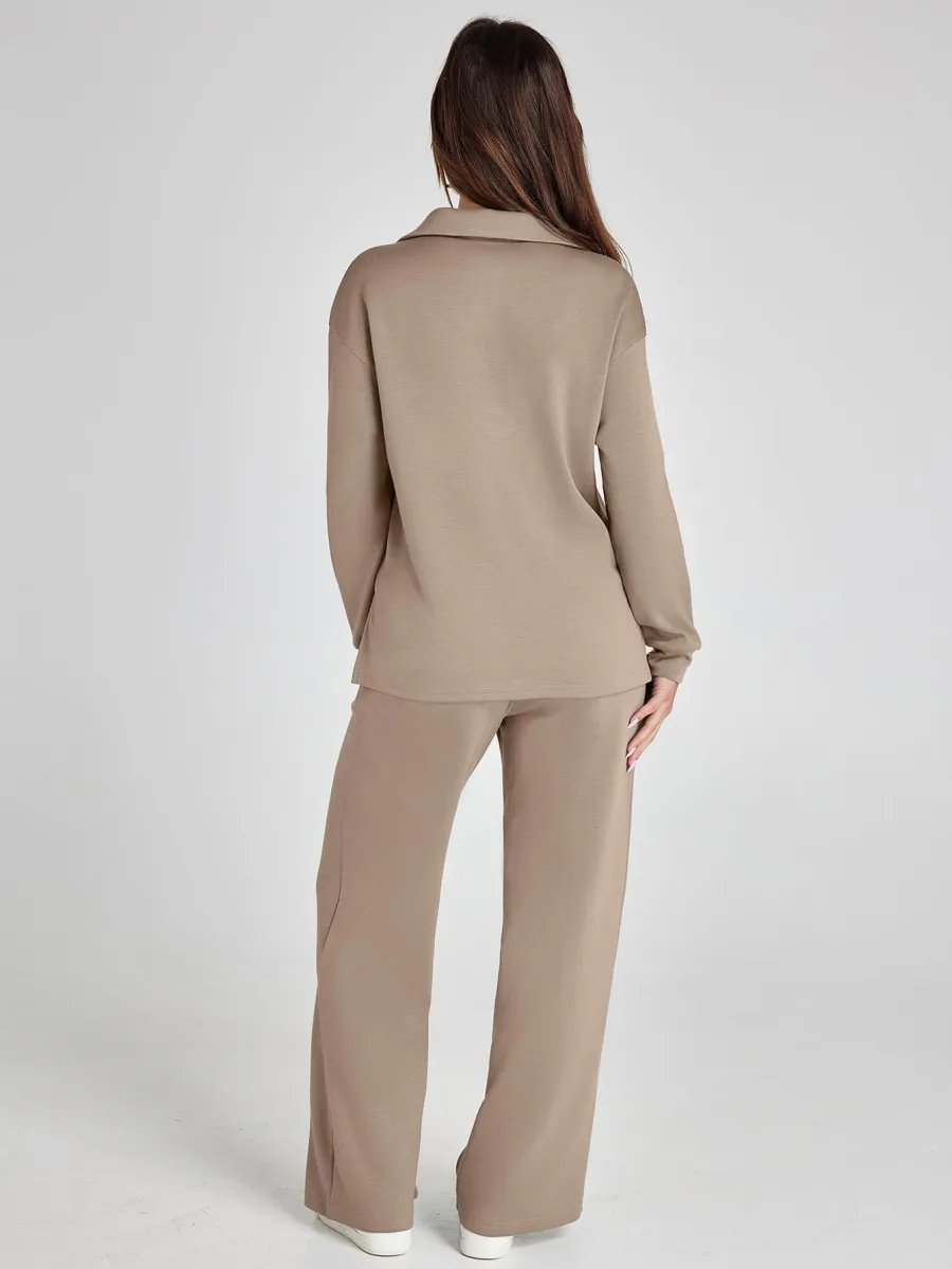 Last Day 50% OFF-Women's 2 Piece Sets Outfits Casual Long Sleeve Sweatsuits Sets