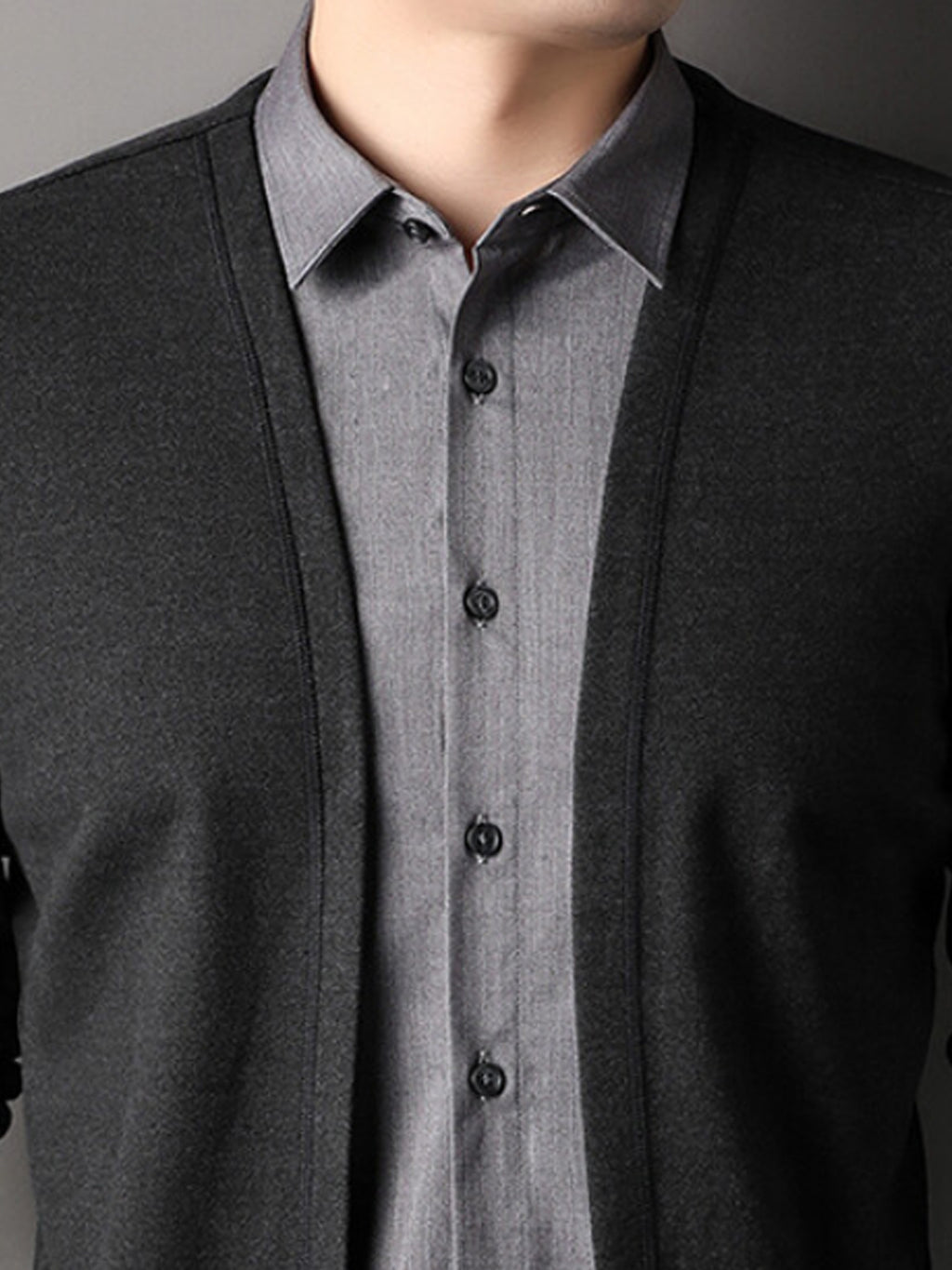 Casual Shirt & Cardigan 🌿 Button-Up, Perfect for Fall