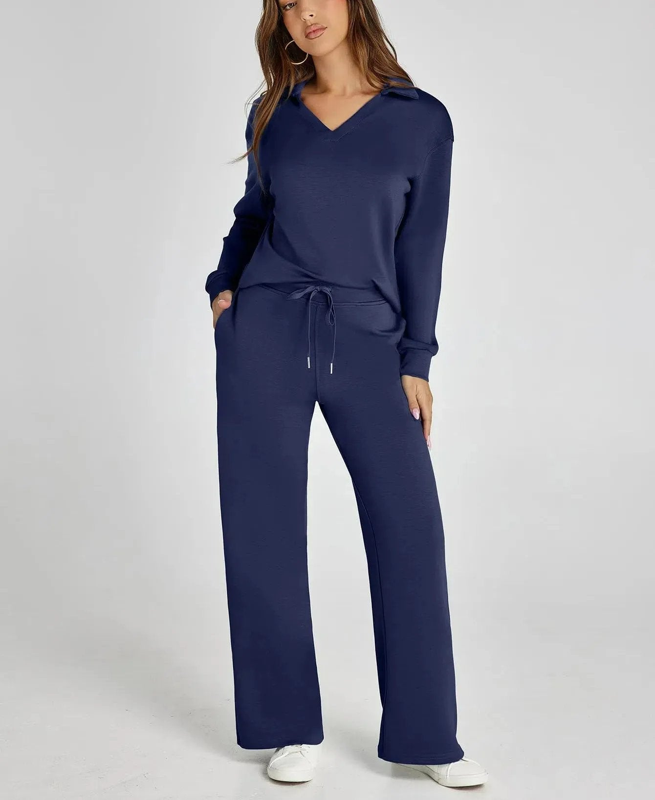 Last Day 50% OFF-Women's 2 Piece Sets Outfits Casual Long Sleeve Sweatsuits Sets