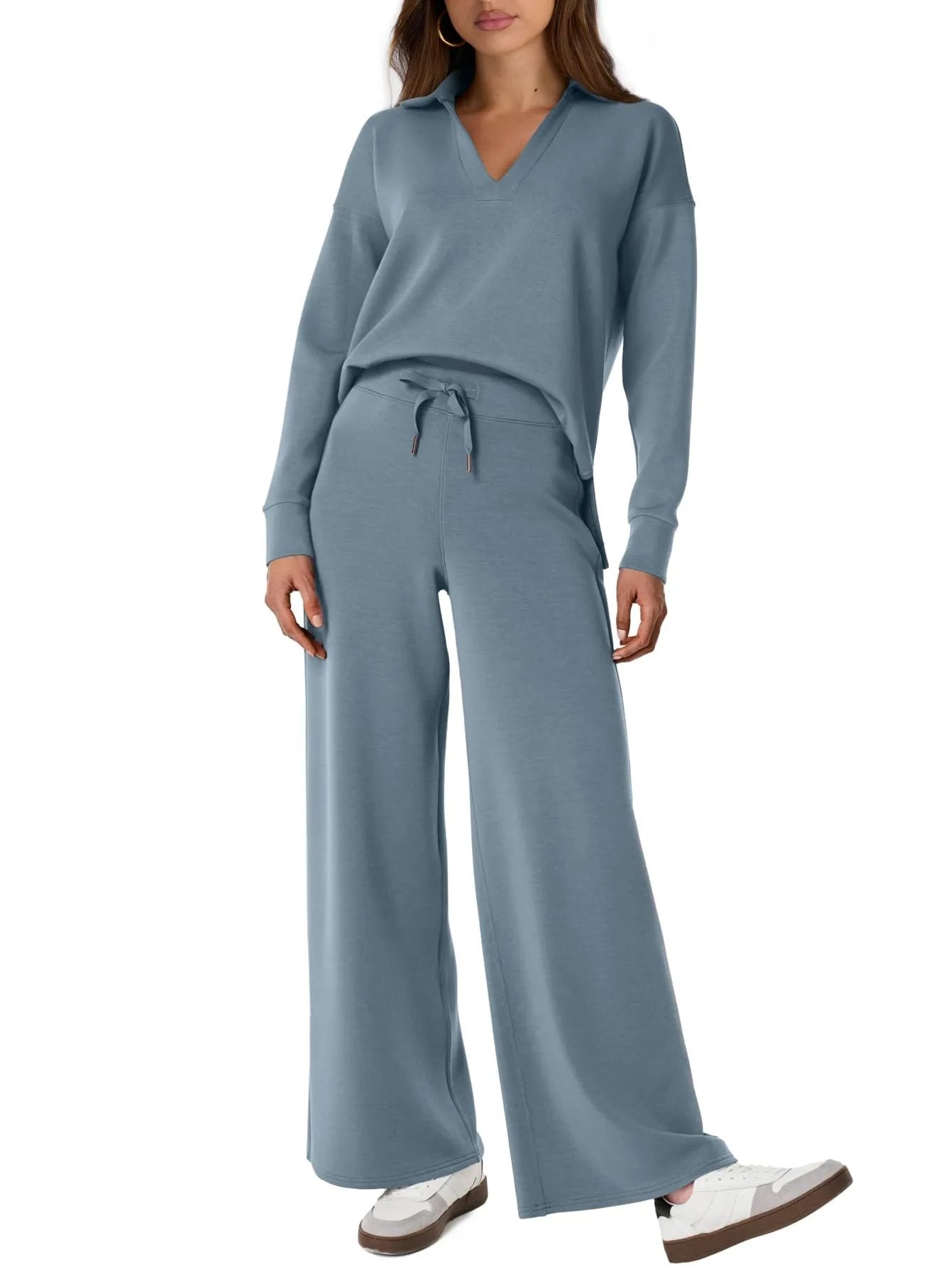 Last Day 50% OFF-Women's 2 Piece Sets Outfits Casual Long Sleeve Sweatsuits Sets