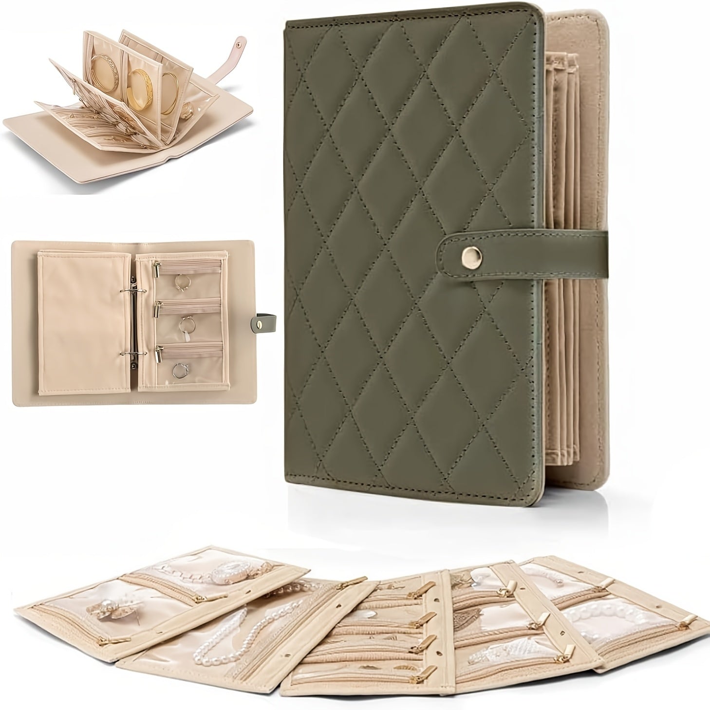 📖 Jewelry Storage Book – Chic & Compact!