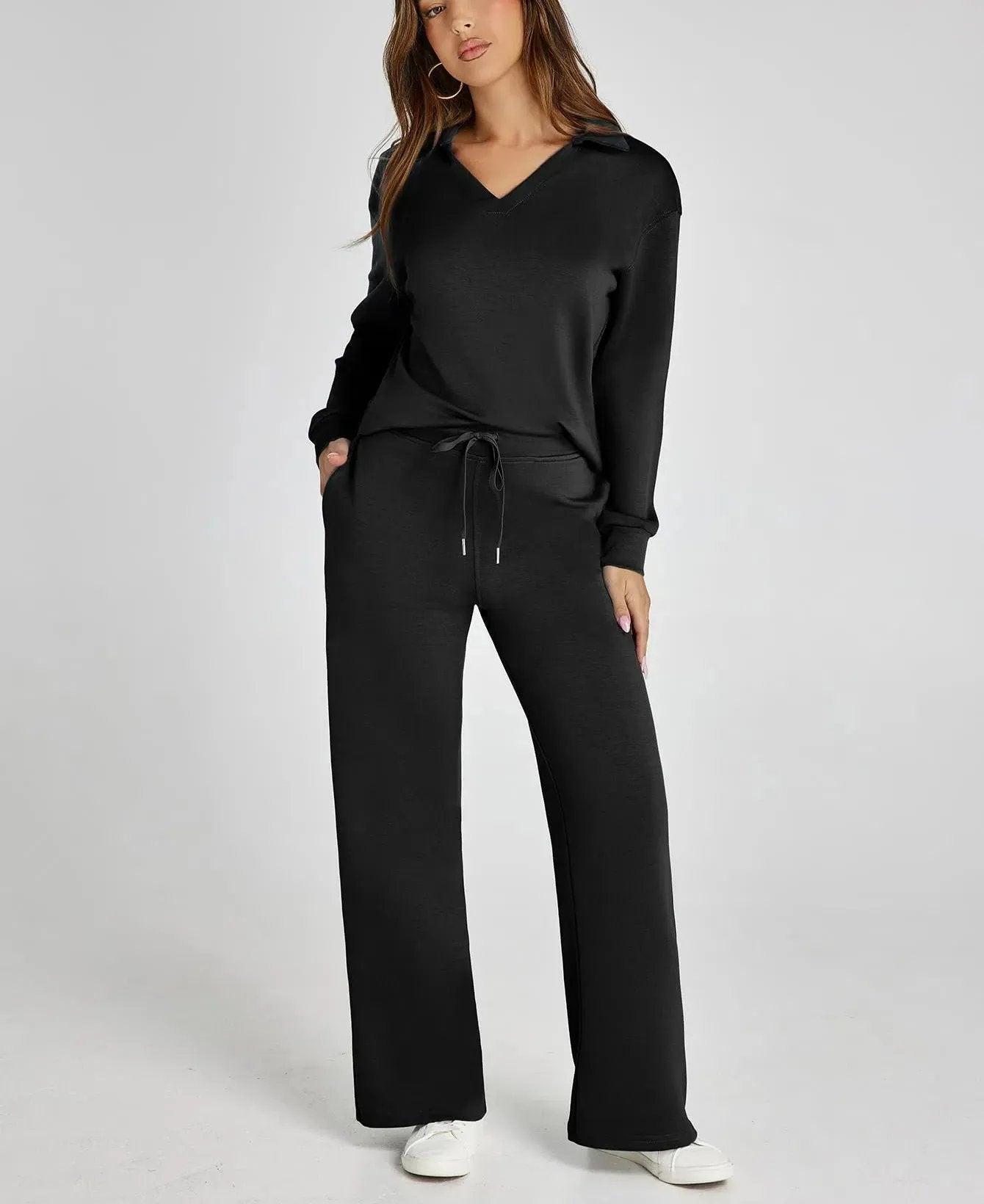 Last Day 50% OFF-Women's 2 Piece Sets Outfits Casual Long Sleeve Sweatsuits Sets