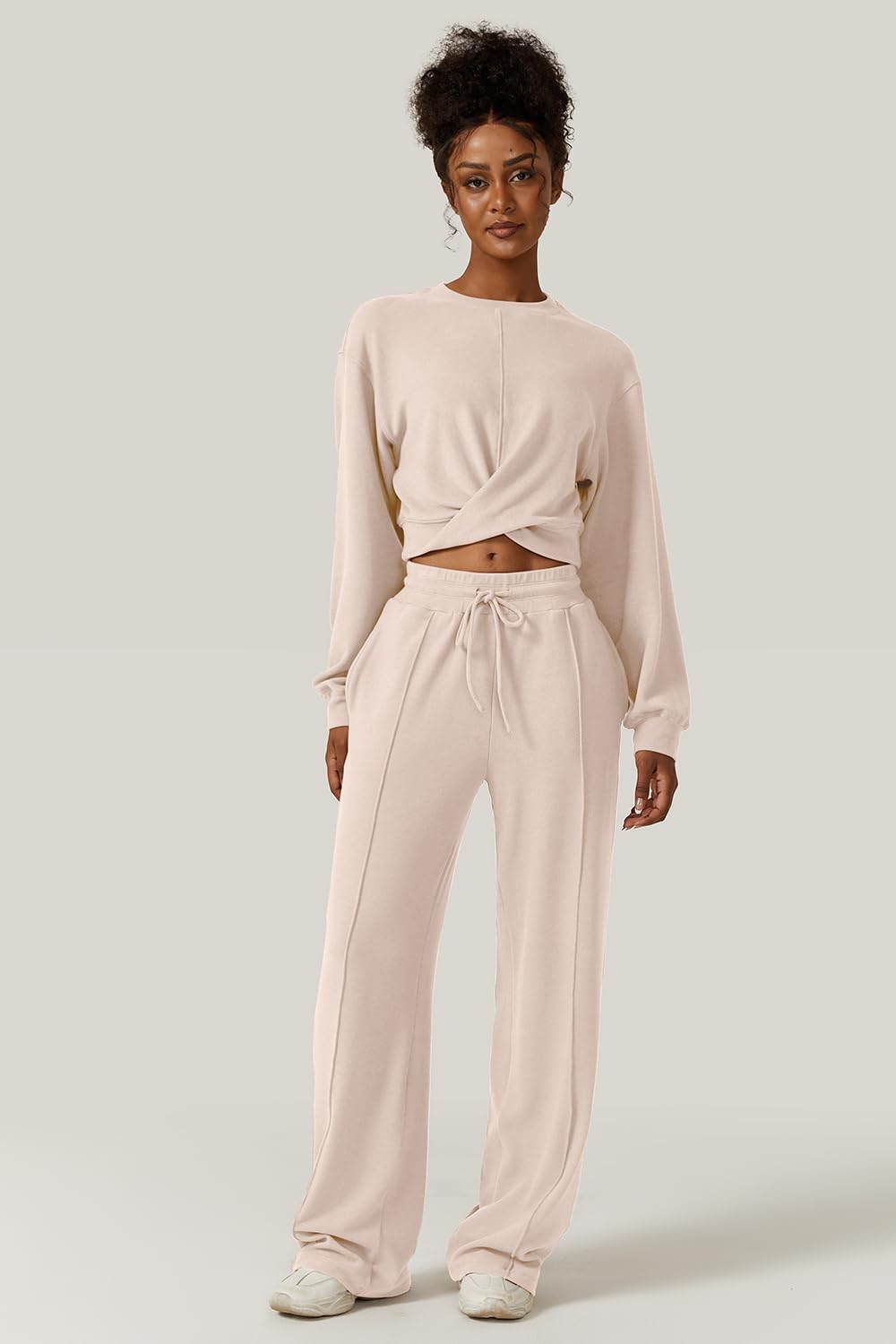 💃⏰ LAST DAY SAVE 50% 🔥 Women’s 2-Piece Twist Front Lounge Set 2025 Hot Sale