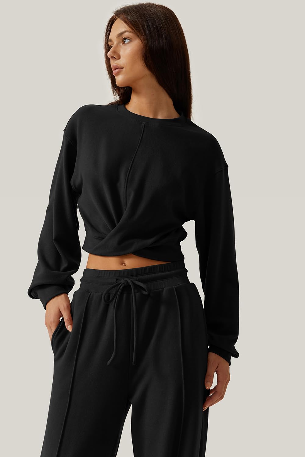 💃⏰ LAST DAY SAVE 50% 🔥 Women’s 2-Piece Twist Front Lounge Set 2025 Hot Sale