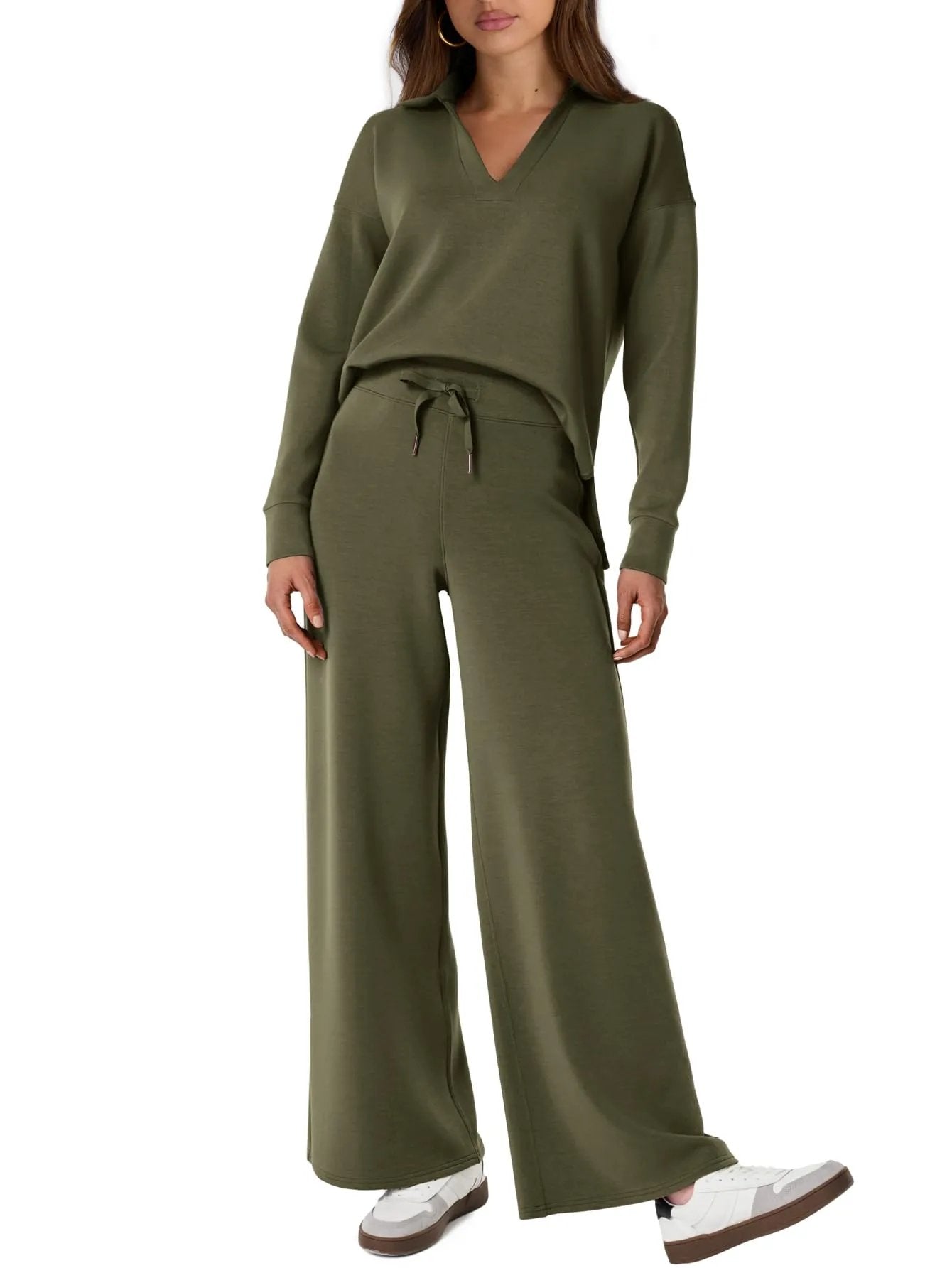 Last Day 50% OFF-Women's 2 Piece Sets Outfits Casual Long Sleeve Sweatsuits Sets