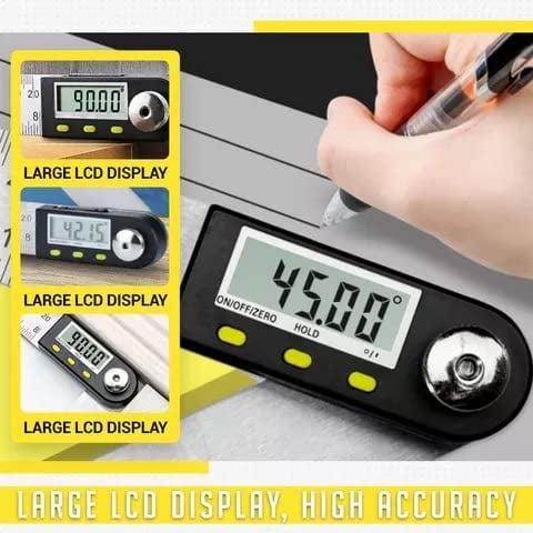 🔥 Digital Display Angle Ruler | Precision Measuring Tool ✨