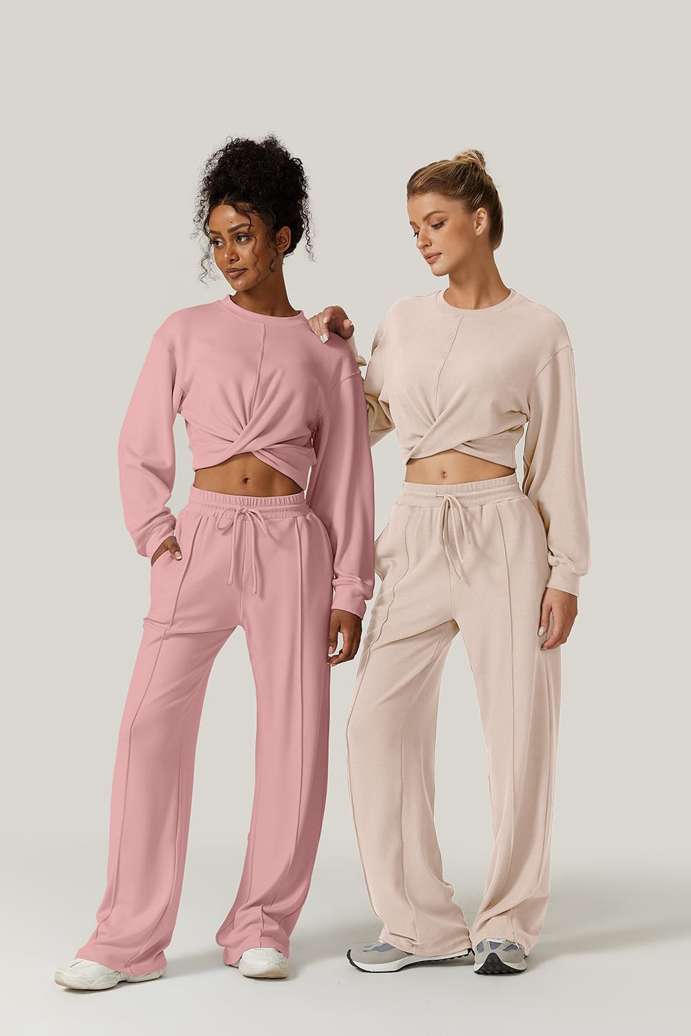 💃⏰ LAST DAY SAVE 50% 🔥 Women’s 2-Piece Twist Front Lounge Set 2025 Hot Sale