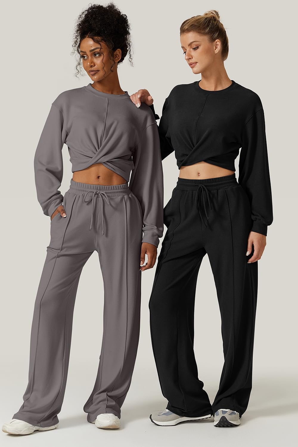 💃⏰ LAST DAY SAVE 50% 🔥 Women’s 2-Piece Twist Front Lounge Set 2025 Hot Sale