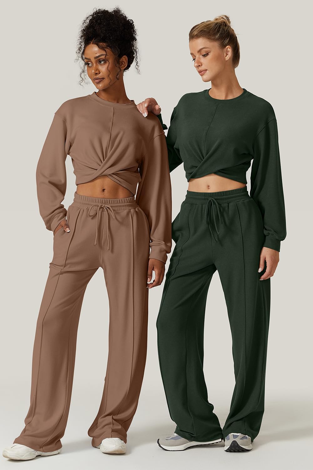 💃⏰ LAST DAY SAVE 50% 🔥 Women’s 2-Piece Twist Front Lounge Set 2025 Hot Sale