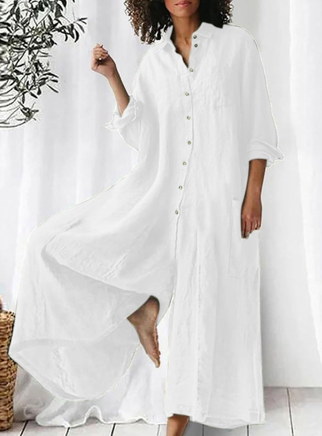 ☀️⏰ LAST DAY SAVE 50% 💃 Women's Linen Wide Leg Jumpsuit 2025 Hot Sale