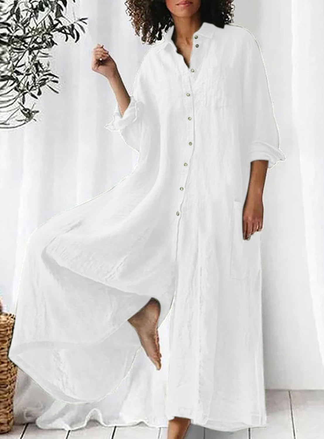 ☀️⏰ LAST DAY SAVE 50% 💃 Women's Linen Wide Leg Jumpsuit 2025 Hot Sale