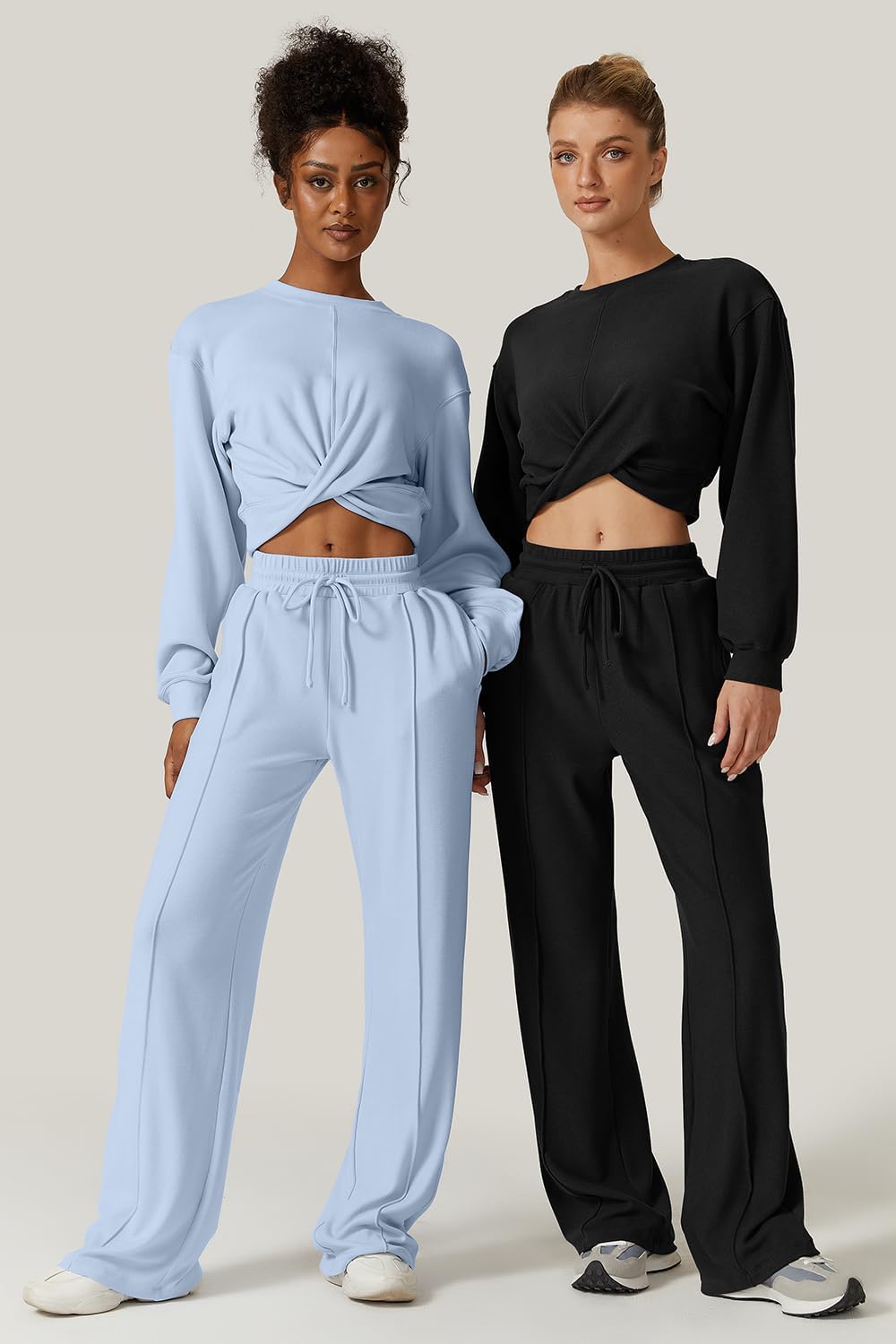 💃⏰ LAST DAY SAVE 50% 🔥 Women’s 2-Piece Twist Front Lounge Set 2025 Hot Sale