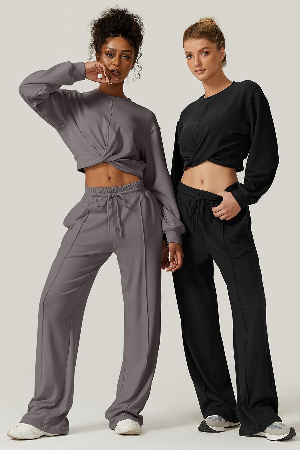 💃⏰ LAST DAY SAVE 50% 🔥 Women’s 2-Piece Twist Front Lounge Set 2025 Hot Sale