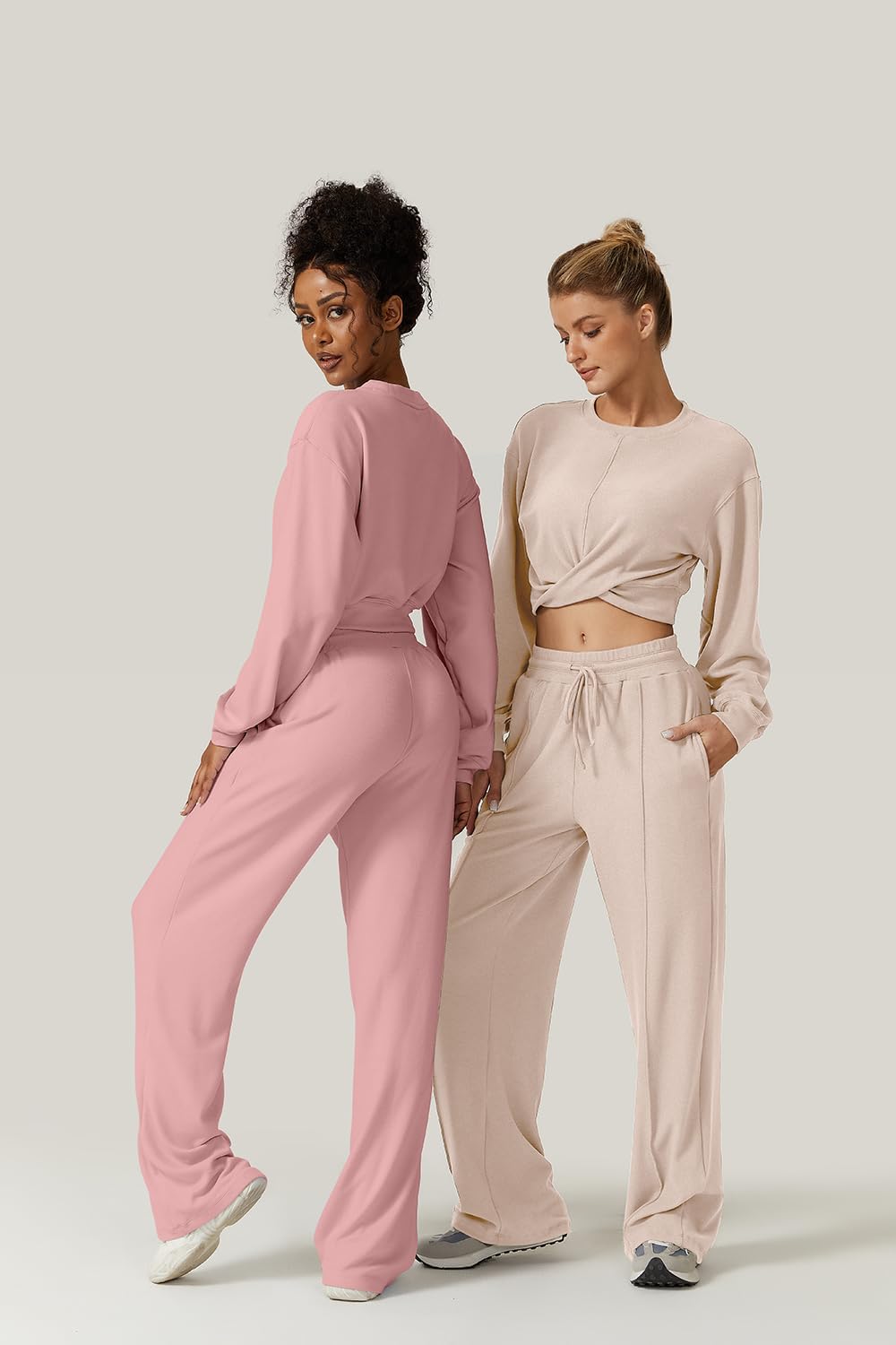 💃⏰ LAST DAY SAVE 50% 🔥 Women’s 2-Piece Twist Front Lounge Set 2025 Hot Sale