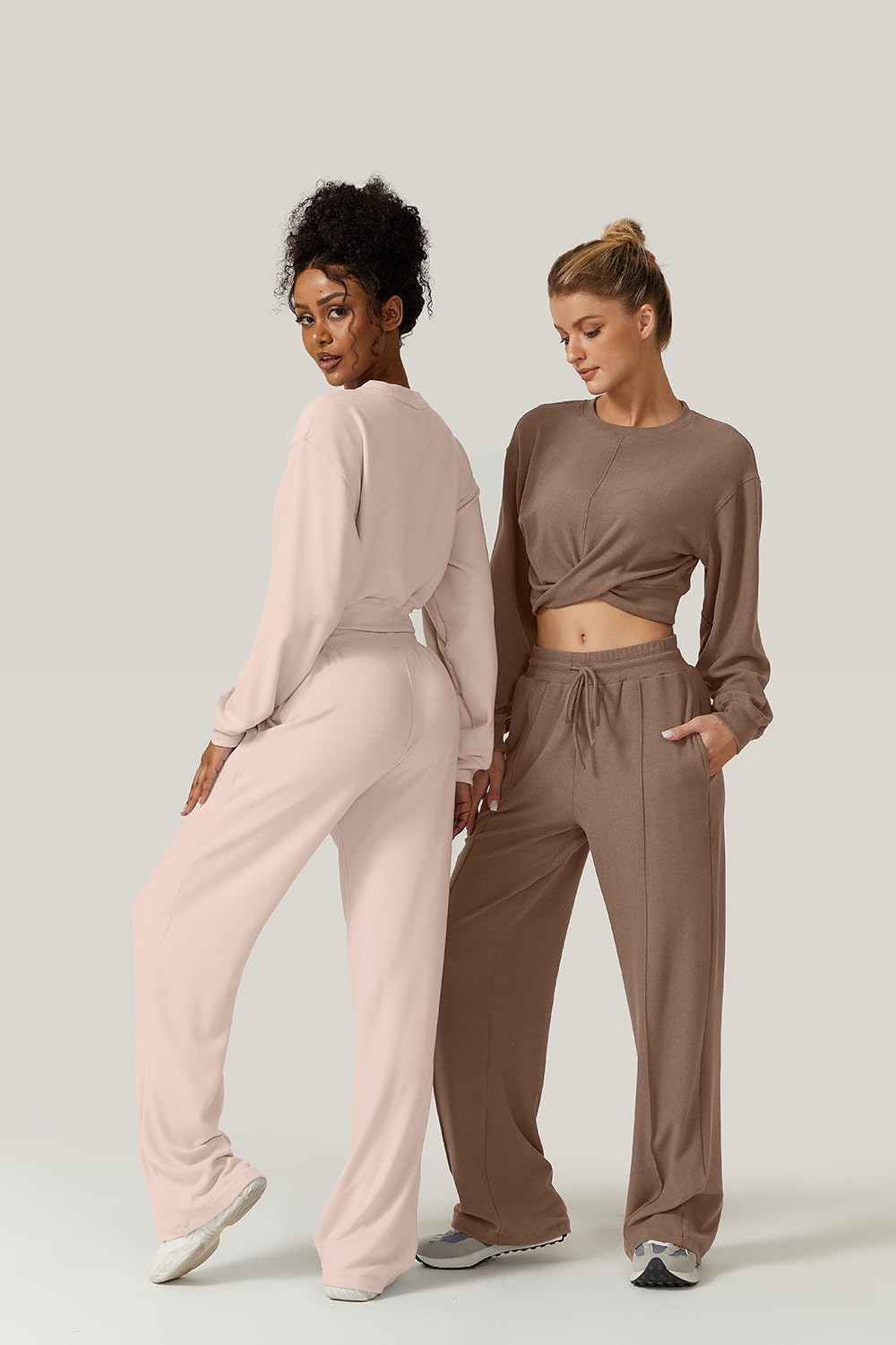 💃⏰ LAST DAY SAVE 50% 🔥 Women’s 2-Piece Twist Front Lounge Set 2025 Hot Sale