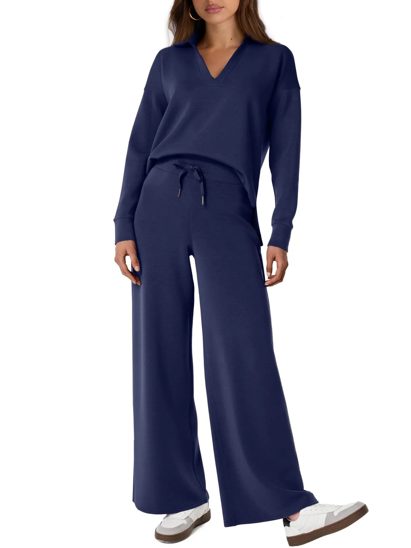 Last Day 50% OFF-Women's 2 Piece Sets Outfits Casual Long Sleeve Sweatsuits Sets
