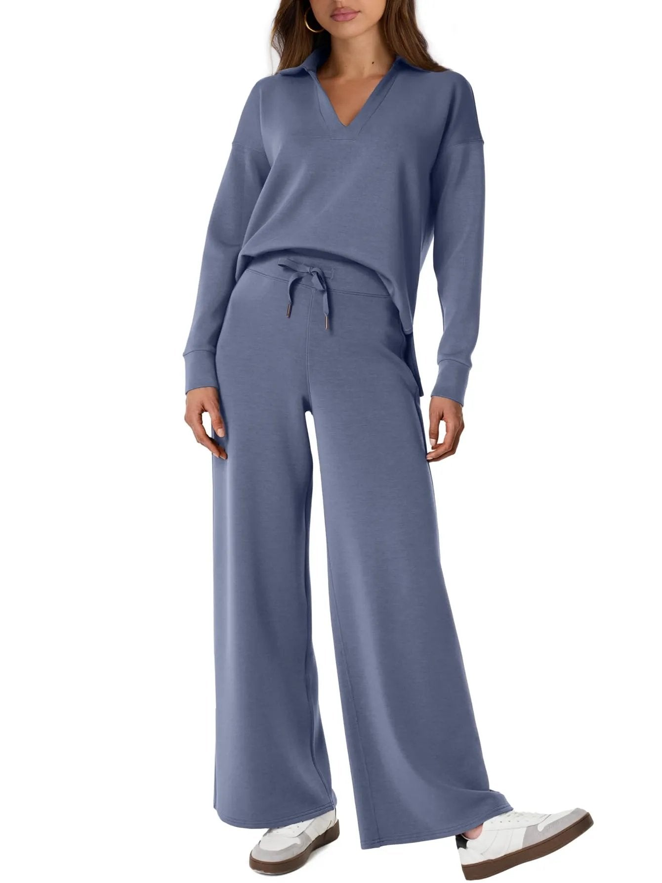 Last Day 50% OFF-Women's 2 Piece Sets Outfits Casual Long Sleeve Sweatsuits Sets