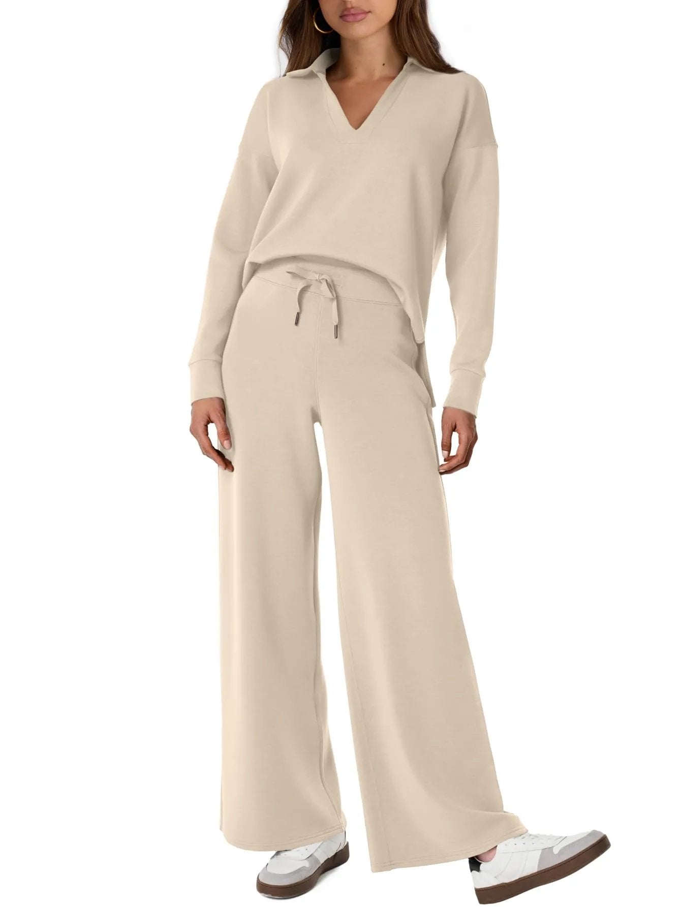Last Day 50% OFF-Women's 2 Piece Sets Outfits Casual Long Sleeve Sweatsuits Sets