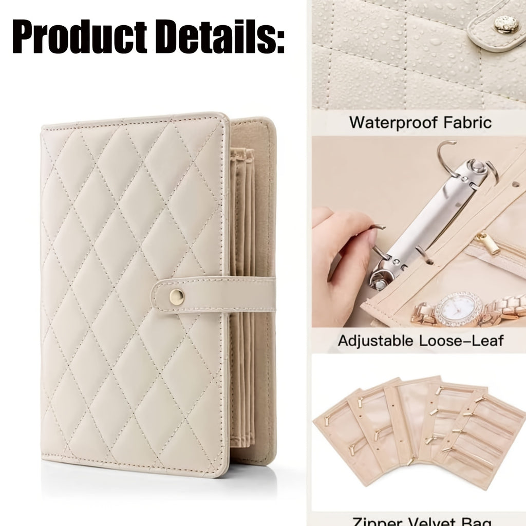 📖 Jewelry Storage Book – Chic & Compact!