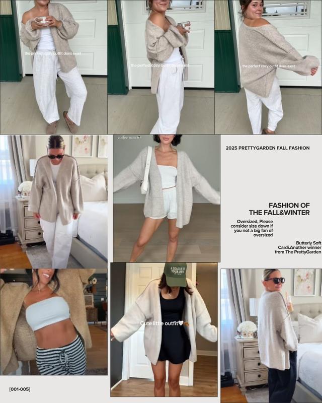 🍂 Women’s Oversized Autumn Cardigan | Cozy, Trendy & Versatile