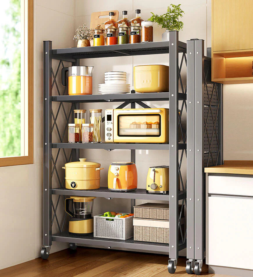 Foldable Metal Organizer Shelf