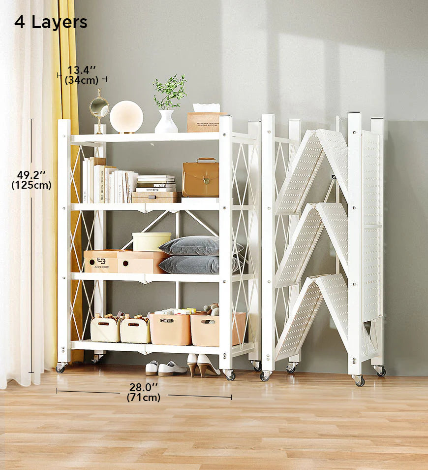 Foldable Metal Organizer Shelf