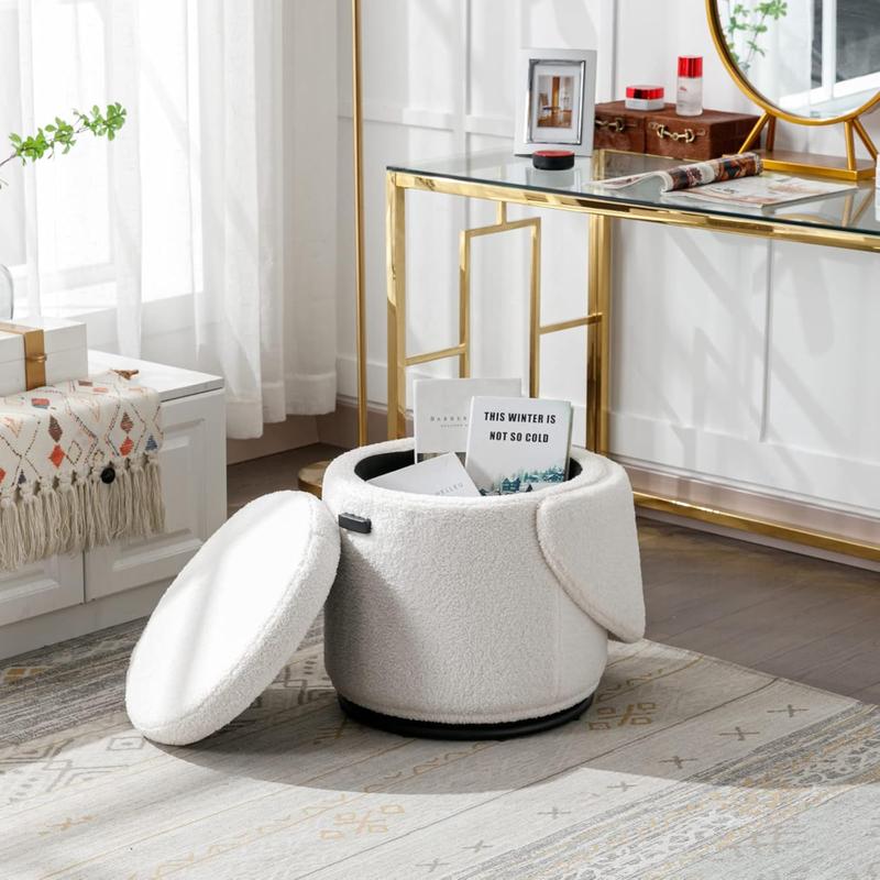 🔥 50% Off! Chairus 3-in-1 Swivel Vanity Stool – Stylish Seating with Hidden Storage & Swivel Function 🪑