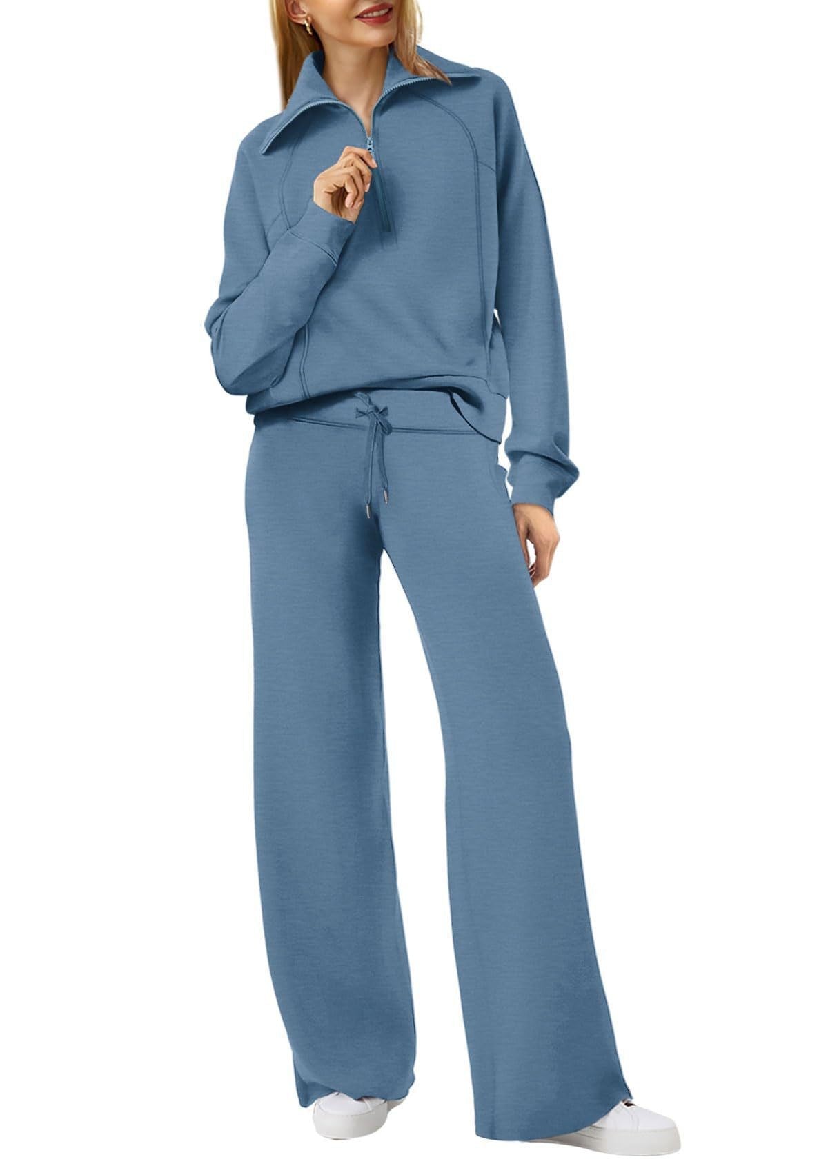 Chic 2-Piece Set 💖 Zip Sweatshirt + Pants –50%
