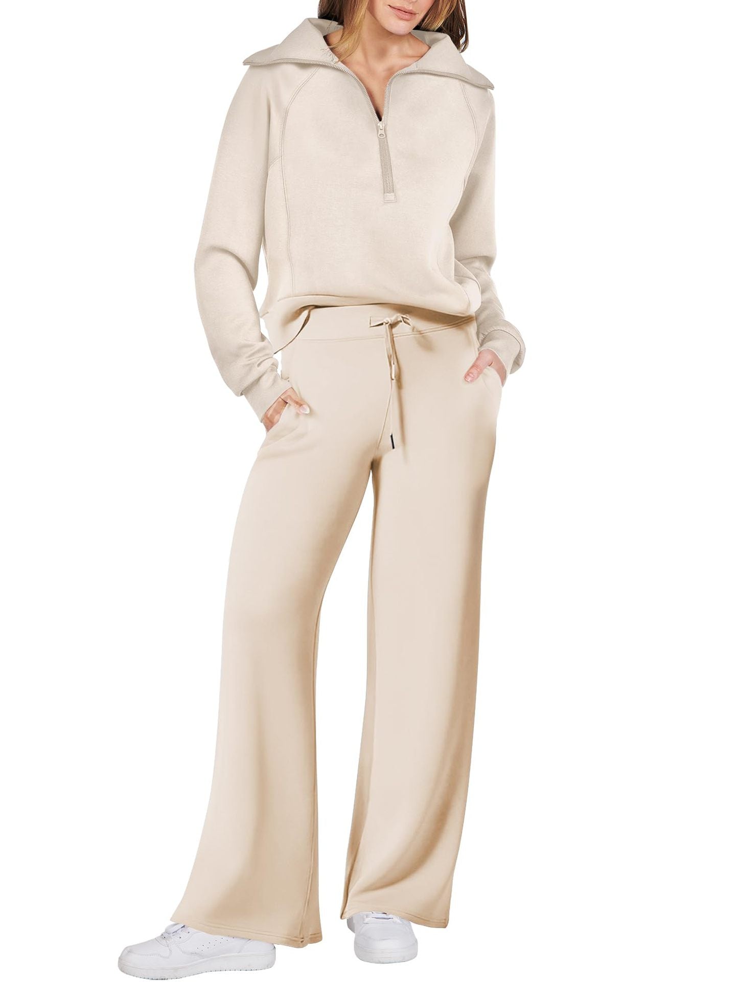 Chic 2-Piece Set 💖 Zip Sweatshirt + Pants –50%