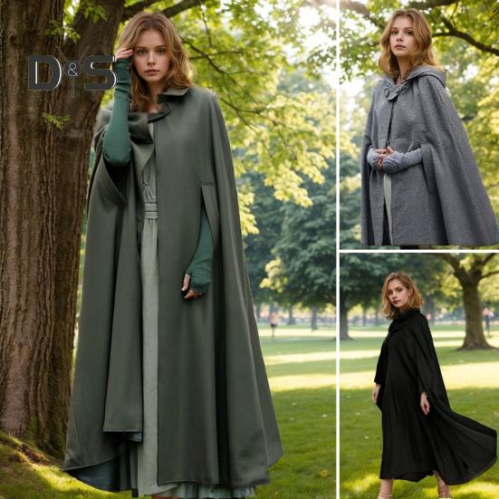 🔥50%OFF TODAY🔥 Hooded Gothic Cape ✨ Cozy Winter Shawl ❄️ Stylish & Warm