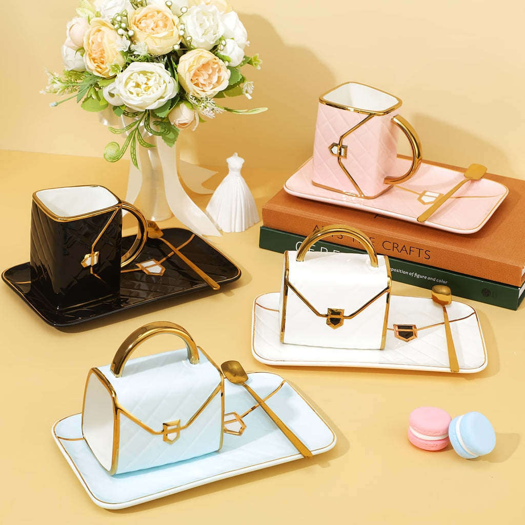 Ceramic Coffee Cup 💖 Handbag Design –50% OFF