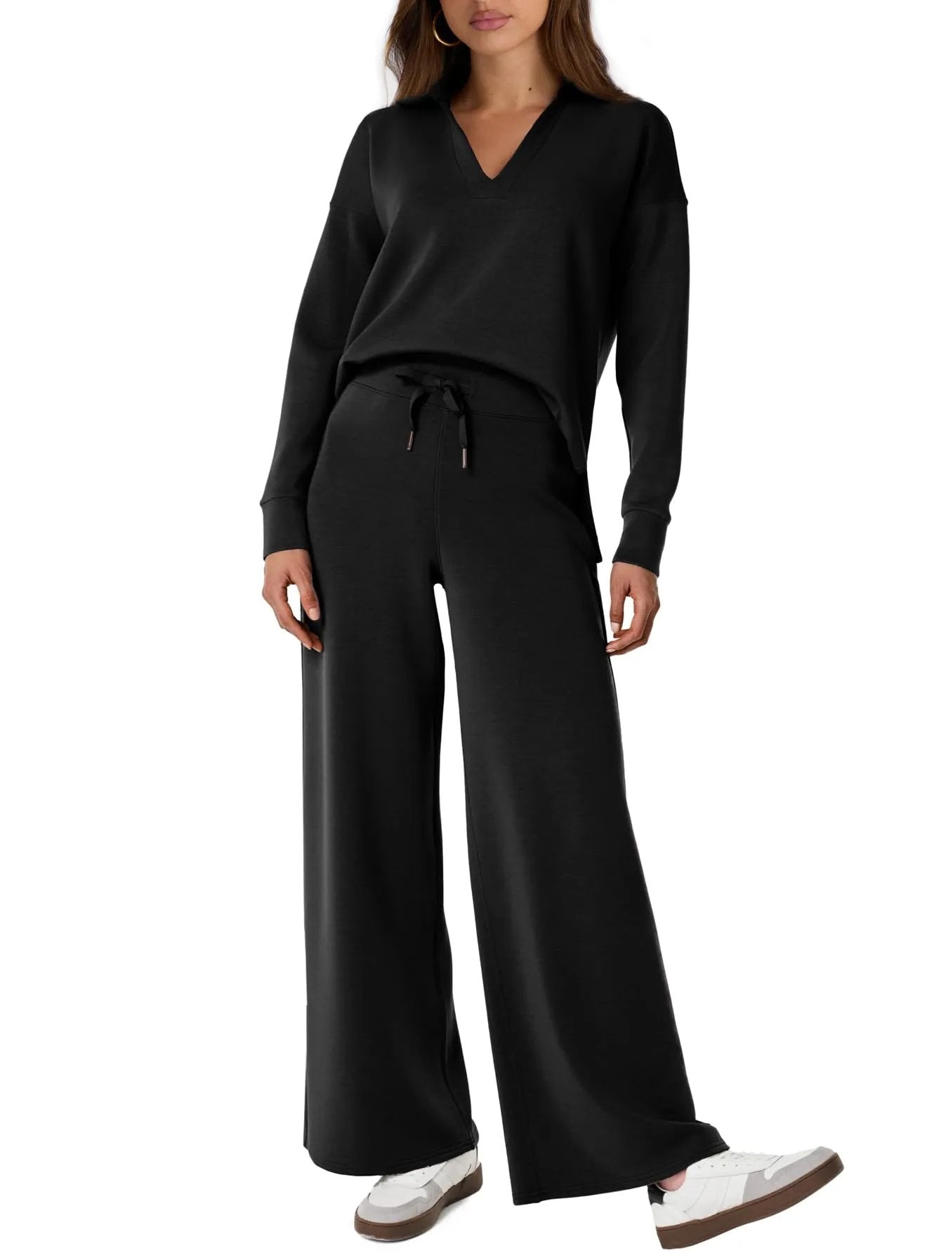 Last Day 50% OFF-Women's 2 Piece Sets Outfits Casual Long Sleeve Sweatsuits Sets
