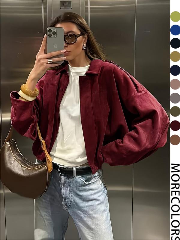 🔥50%OFF TODAY🧥Trendy Army Green Short Jacket  – Casual & Loose Fit 😎
